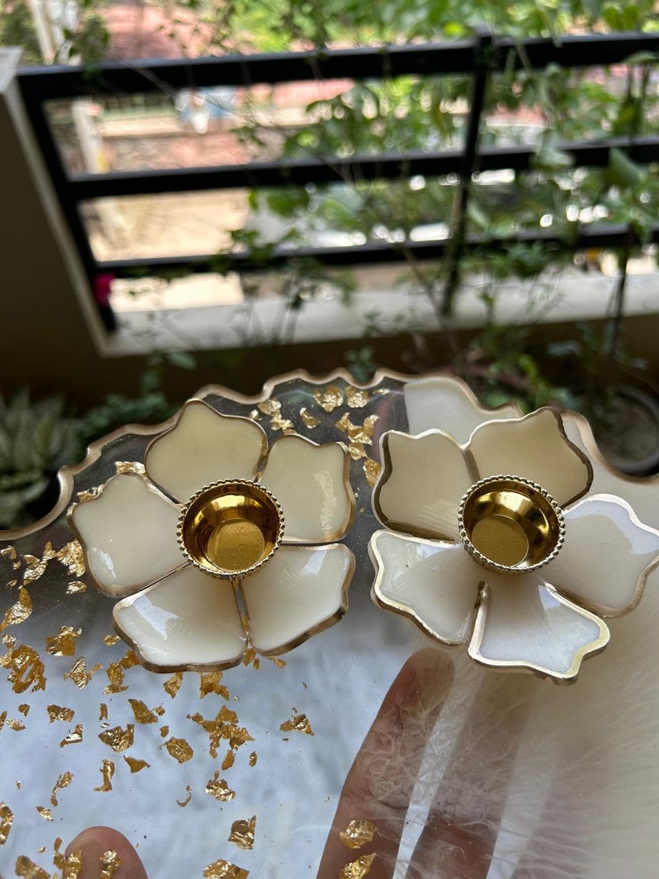 10 Inch Resin Pooja Thali