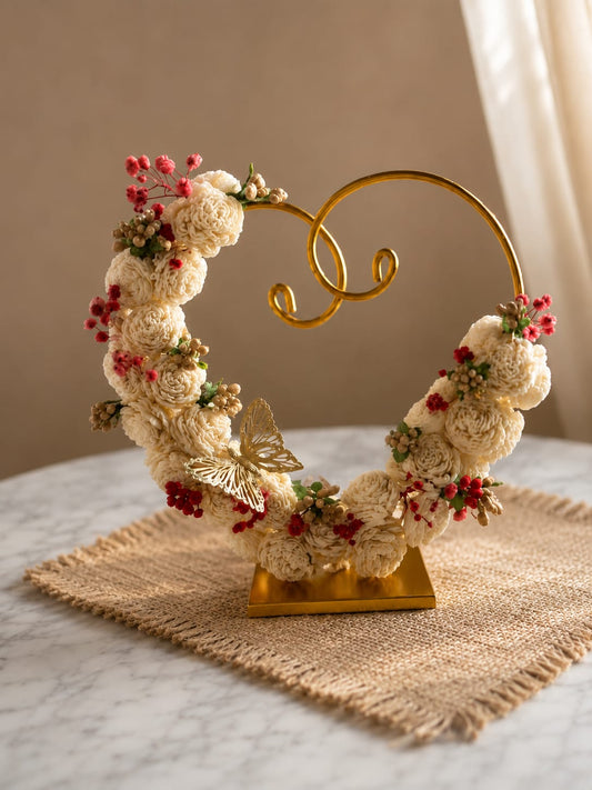 Personalised Metal Ring Stand Platter for Engagement, Wedding, Proposal & Anniversary